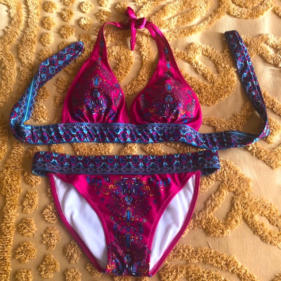 Pretty Boho Bikini S/M - Picture 1 of 6
